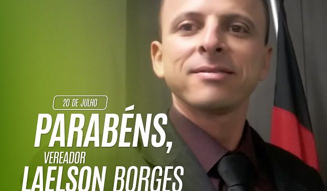 Parabéns, vereador Laelson