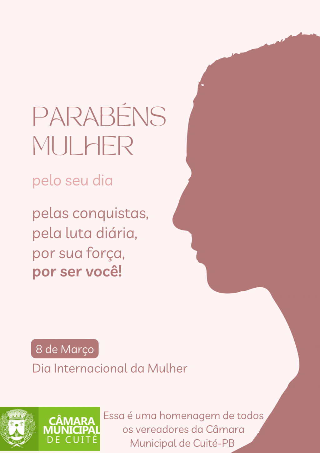 8 de março: Dia internacional da mulher
