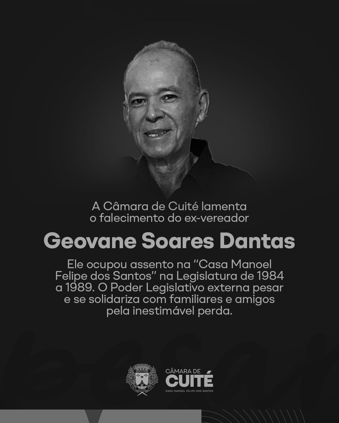 NOTA DE PESAR